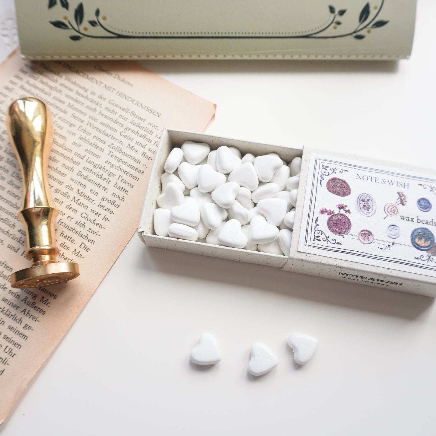 White - Heart Shaped Wax