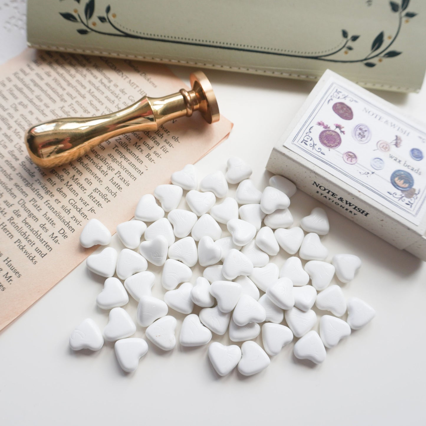 White - Heart Shaped Wax