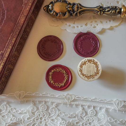 Starry Wreath Wax Seal Stamp, Note & Wish Seal Stamp