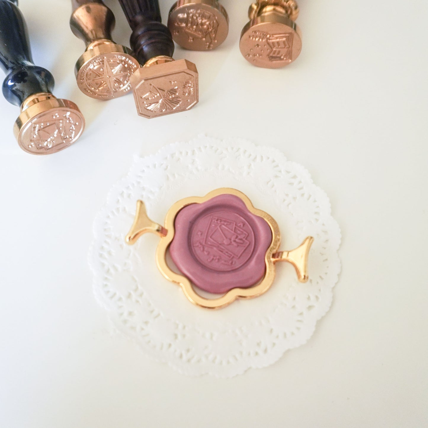 Blossom Wax Stamp Mould Stencil