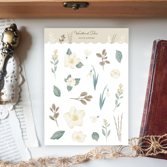 Woodland Tales Flowers - Washi Paper Stickers