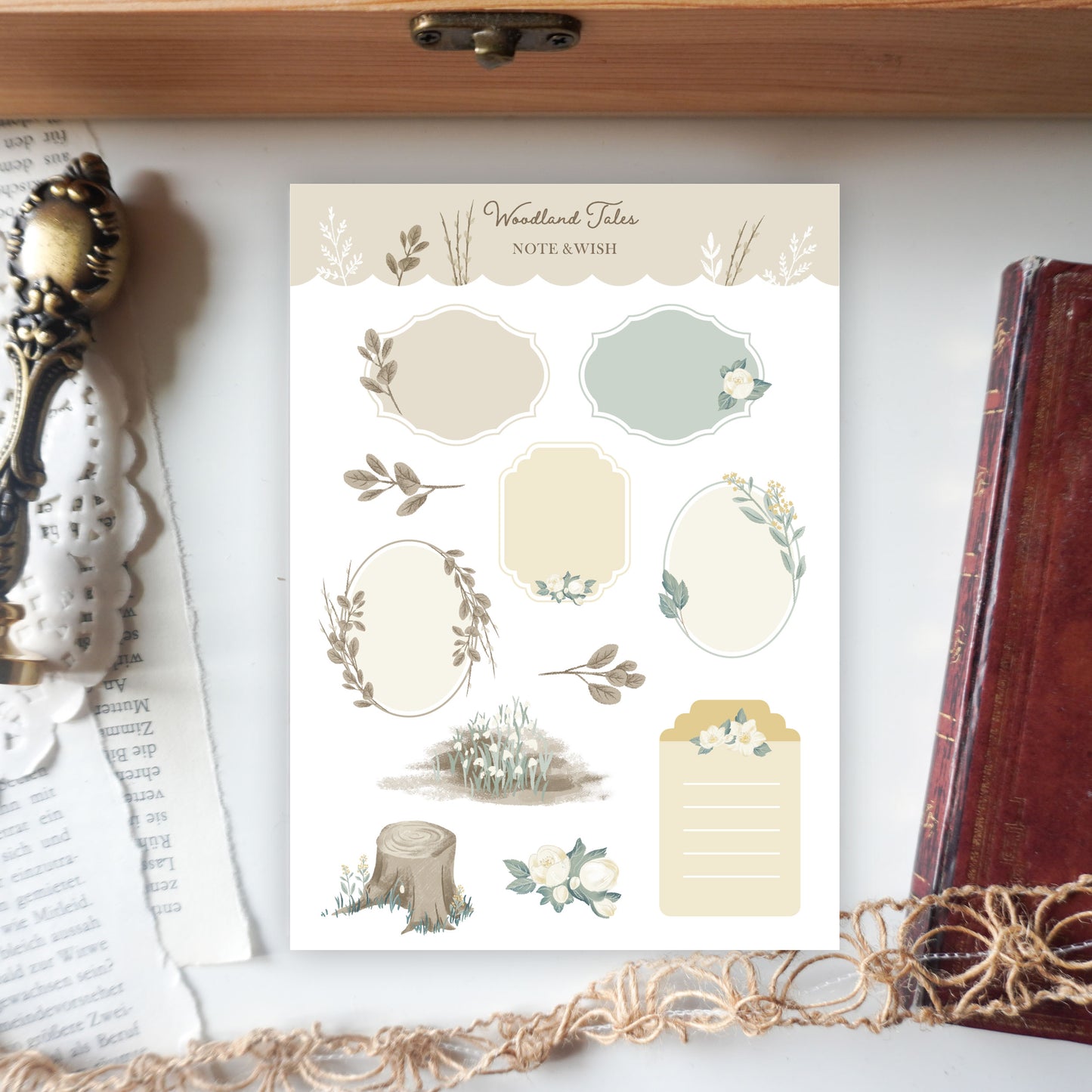 Woodland Tales Frames - Washi Paper Stickers