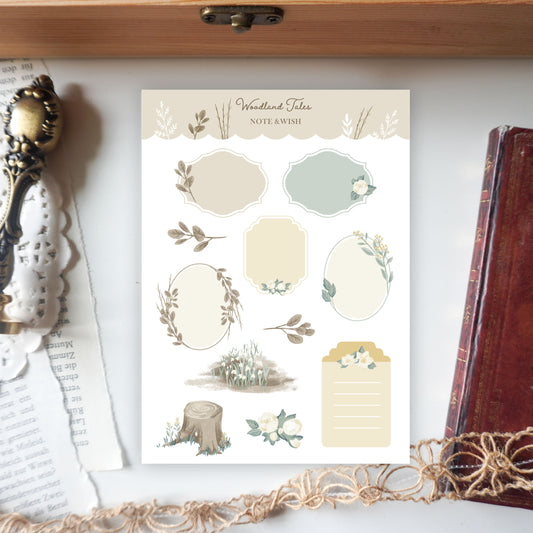 Woodland Tales Frames - Washi Paper Stickers