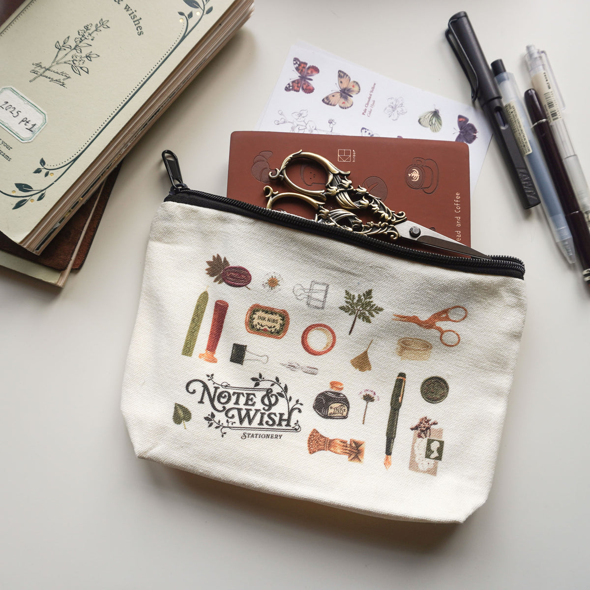 One Pouch Note Stationery Essential Pouch – Note And Wish