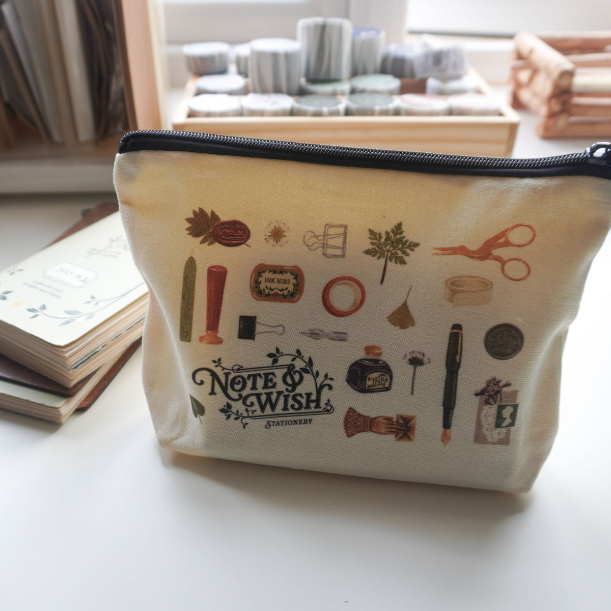 One Pouch Note Stationery Essential Pouch – Note And Wish