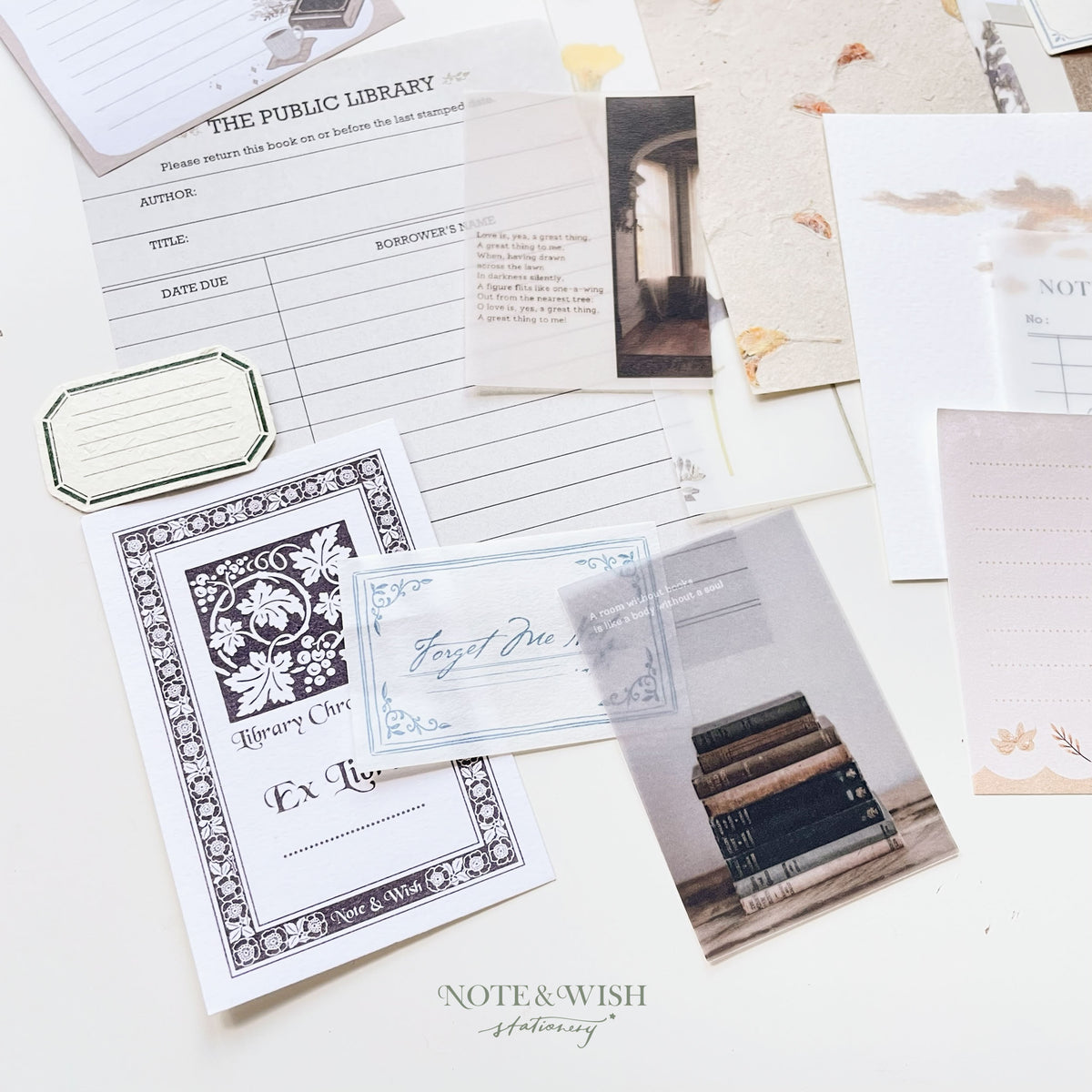 Vintage & Botanical Designed Ephemera Pack
