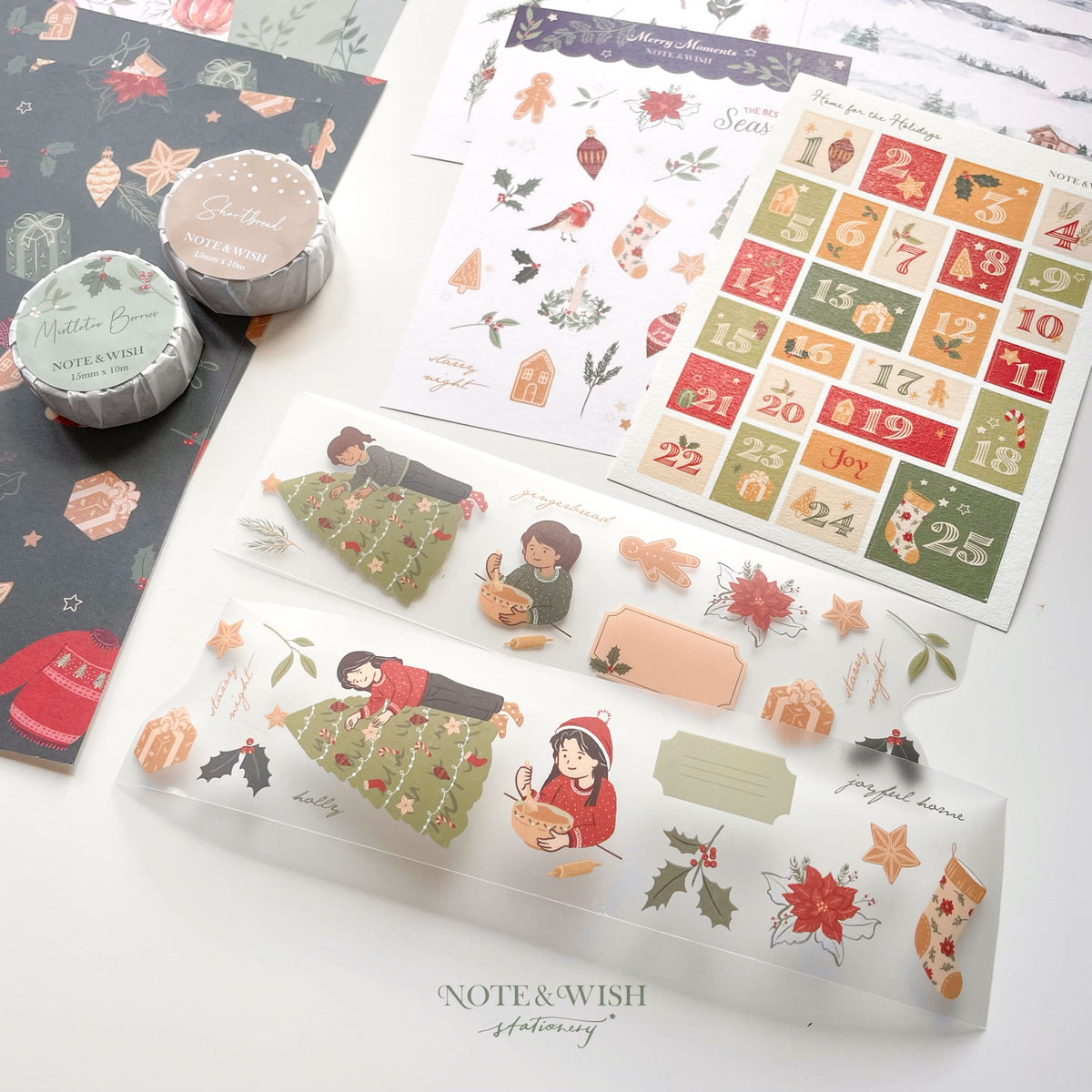 Festive Christmas Stationery Pack