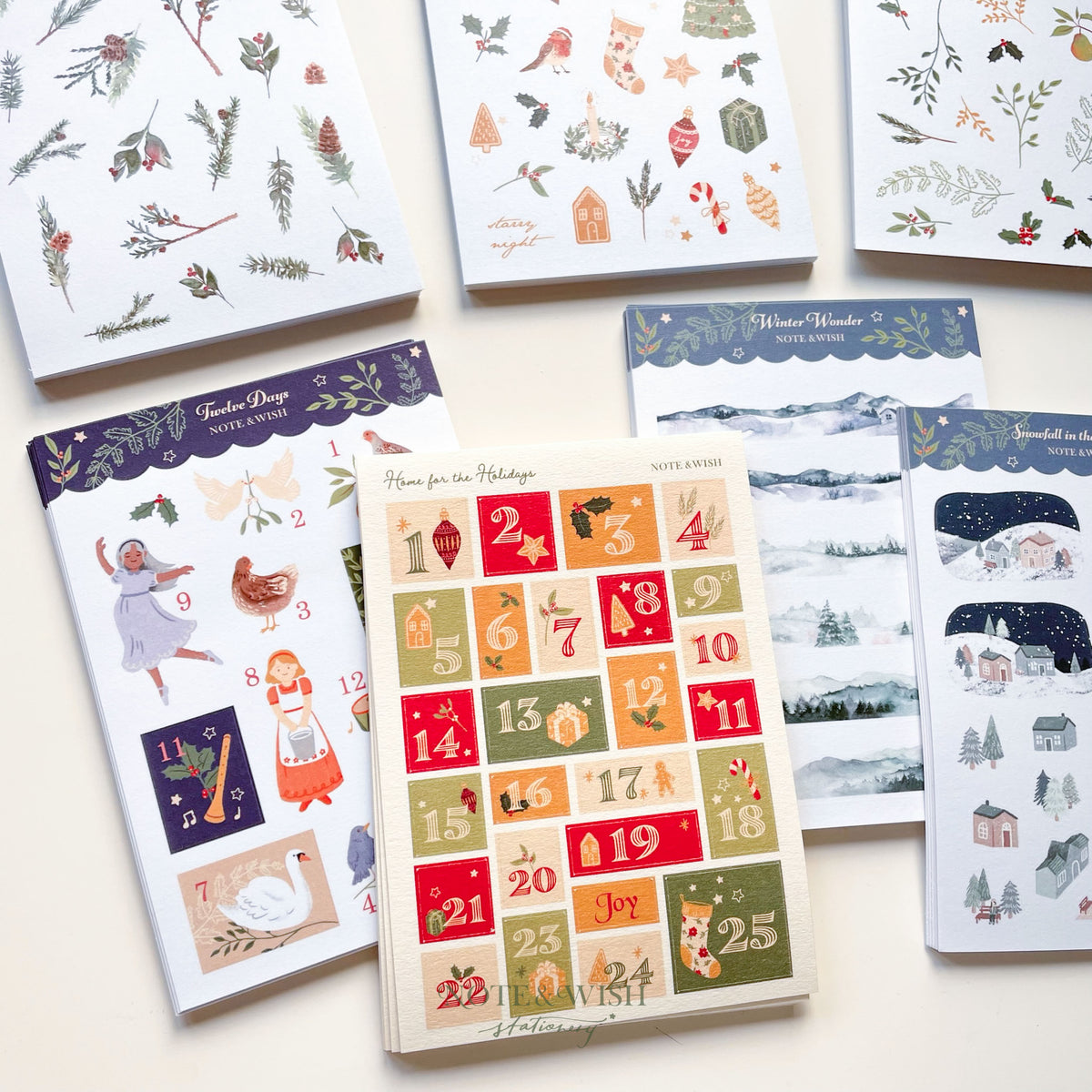 Festive Christmas Stationery Pack