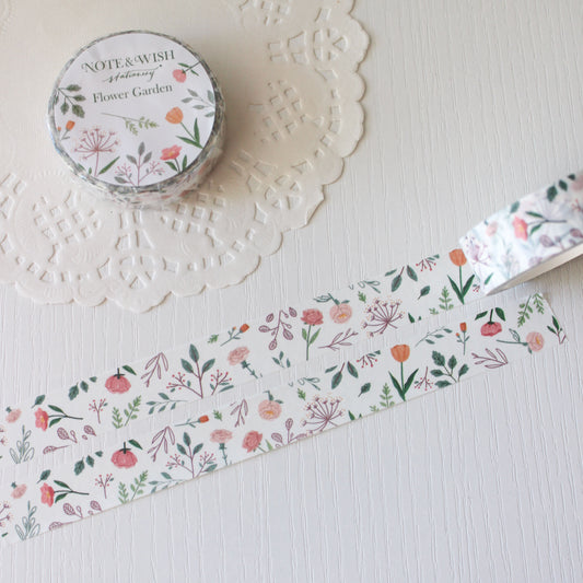 Flower Garden Washi Tape - Floral Washi