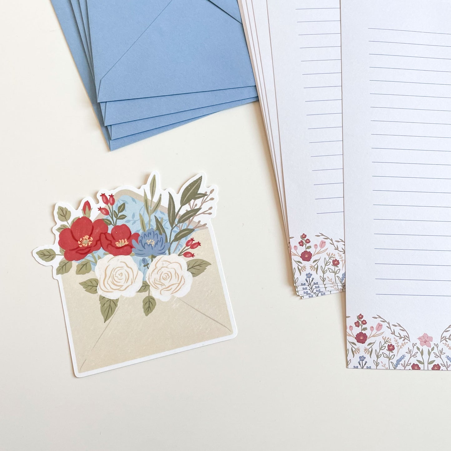 Flower Letter Writing Set