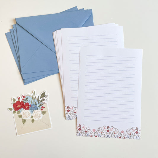 Flower Letter Writing Set