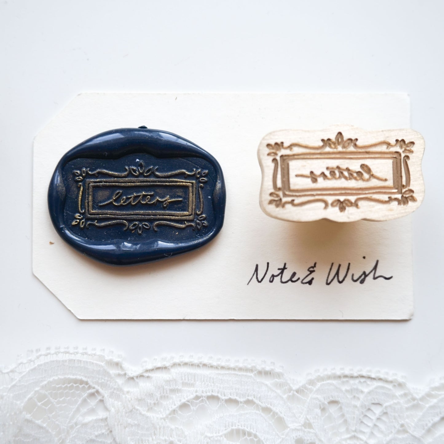 Letter Wax Seal Stamp, Vintage Letter Note & Wish Seal Stamp