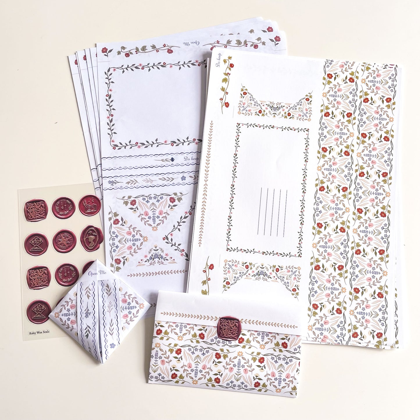 Mixed Letter Folding Set -  Regency Fold & Brienne Diamond