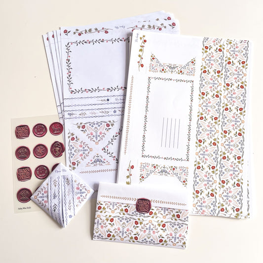 Mixed Letter Folding Set -  Regency Fold & Brienne Diamond