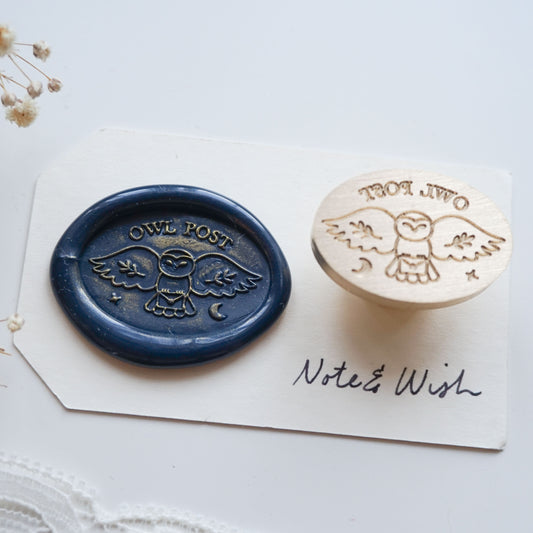 Owl Post Wax Seal Stamp, Note & Wish Original Seal Stamp