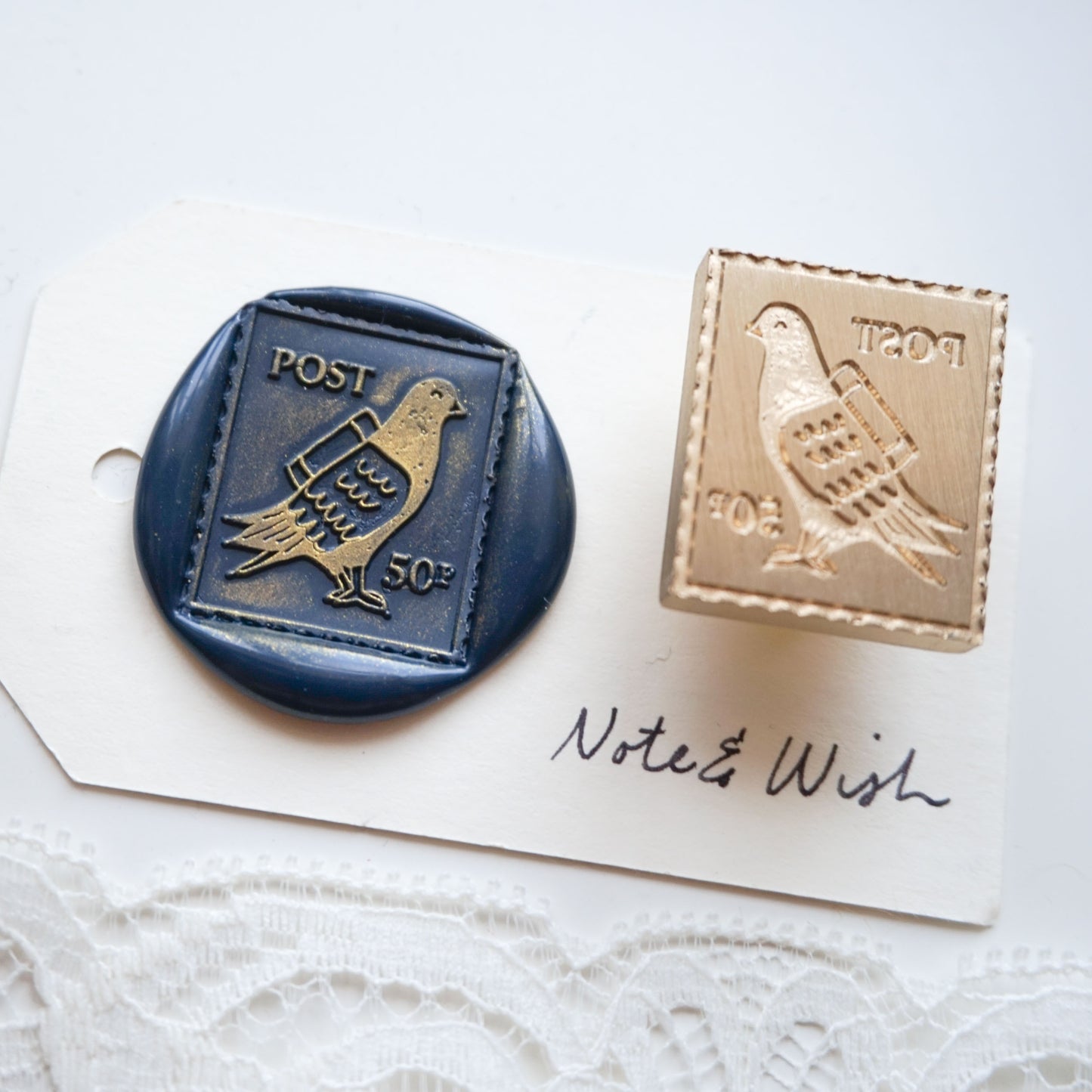 pigeon post wax seal stamp