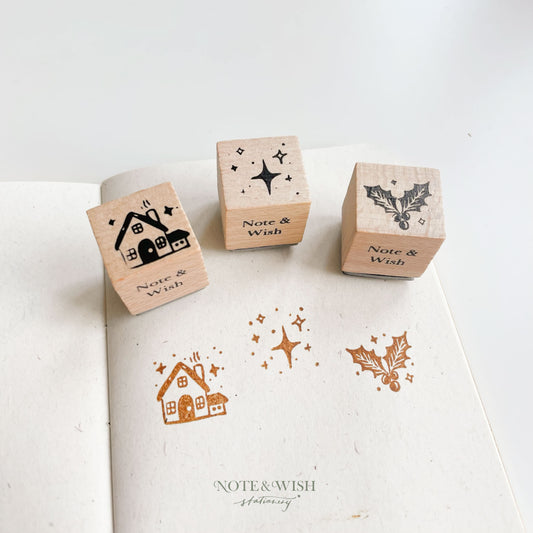 SECONDS - Mini Rubber Stamps