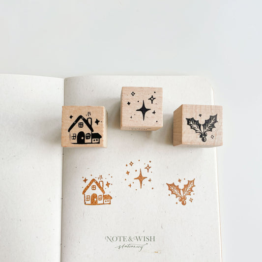 SECONDS - Mini Rubber Stamps