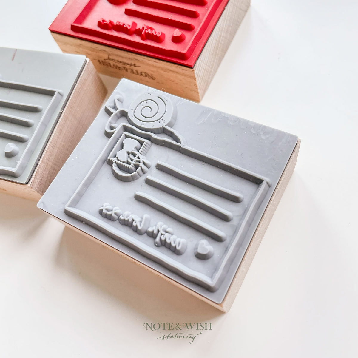 SECONDS - Snail Mail Rubber Stamps