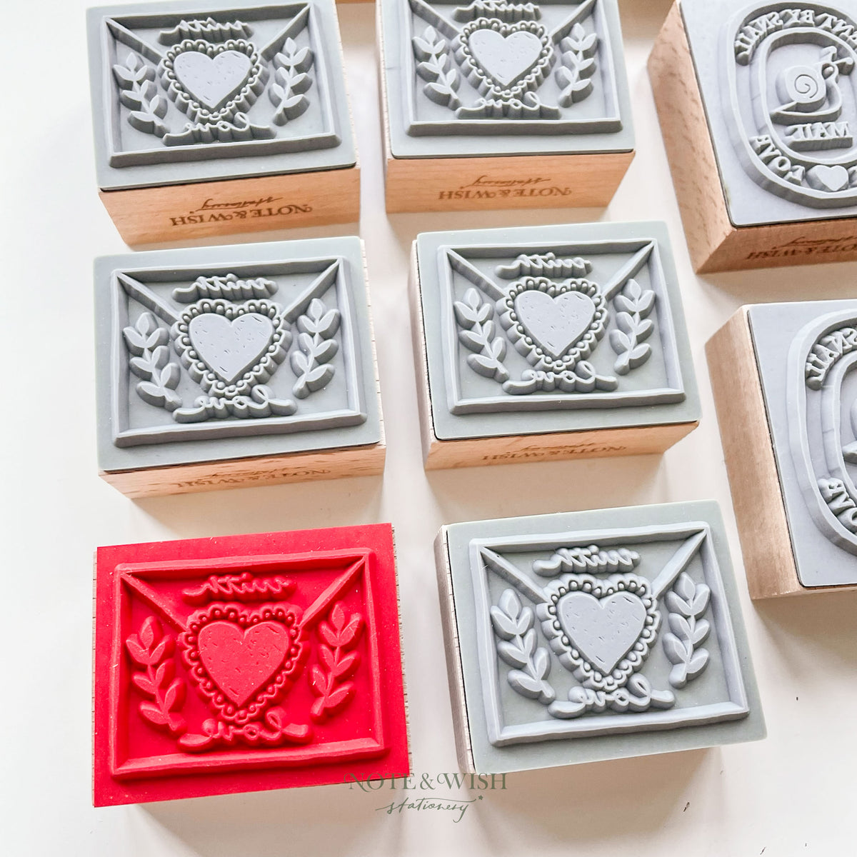 SECONDS - Snail Mail Rubber Stamps