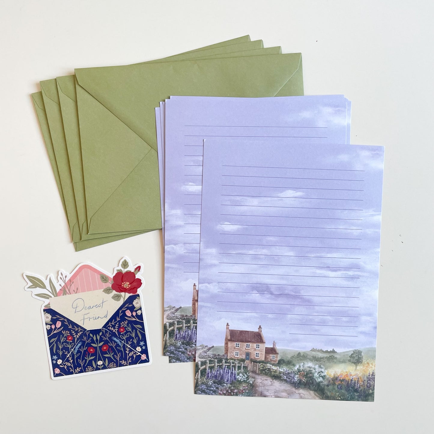 Secret Garden Letter Writing Set