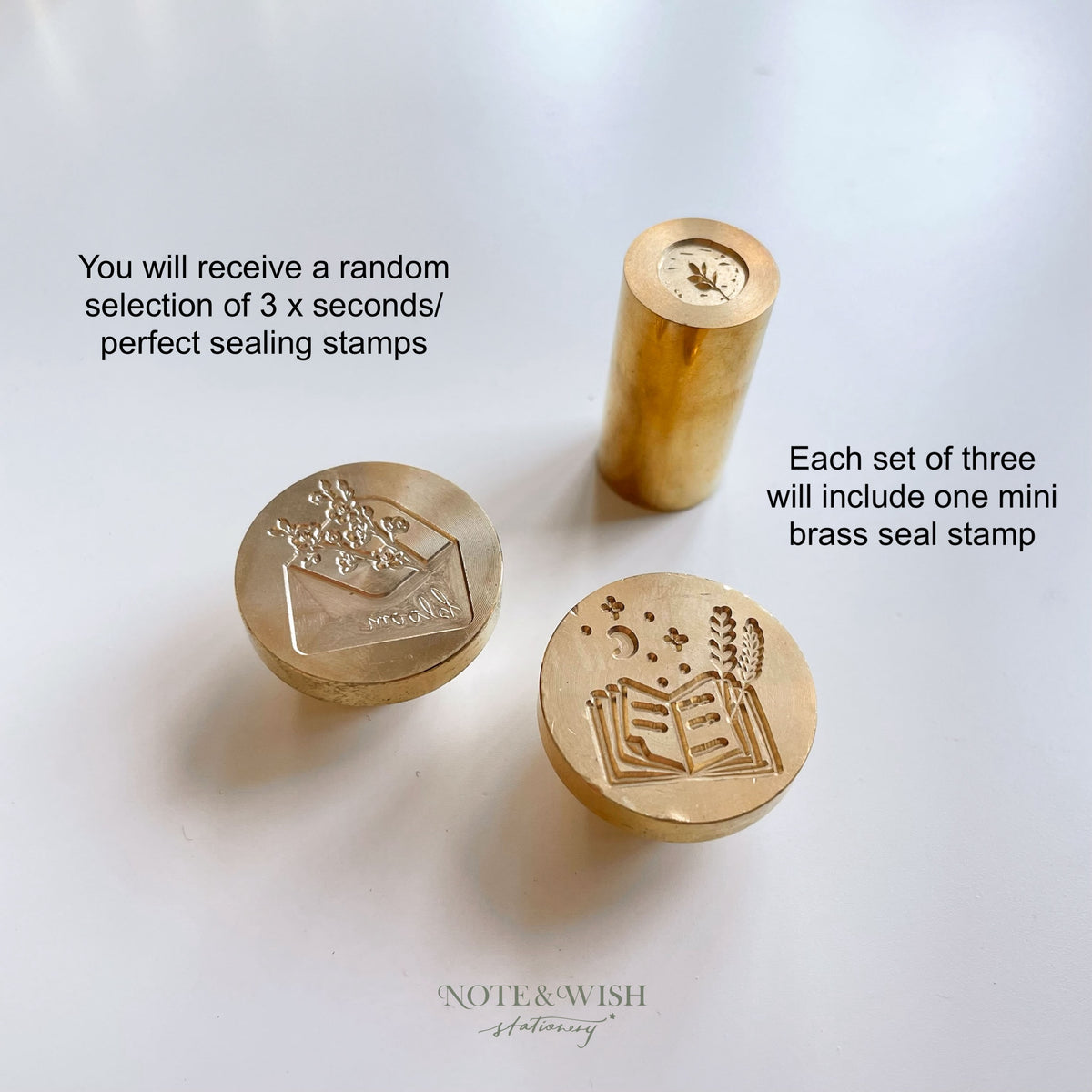 Wax Seal Starter Kit - Seconds & Perfect Stamp Bundle