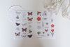 Butterfly & Botanical Illustration Stickers