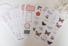 Butterfly Meadows Collection, Washi tape and Sticker Set