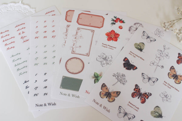 Butterfly Meadows Sticker Set