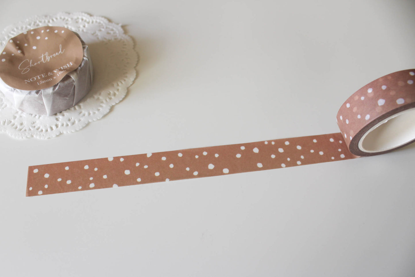 Cranberries & Shortbread Dotted Washi Tape