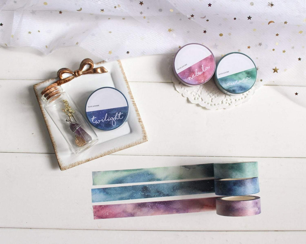 Galaxy Washi Tape Set, Note & Wish Washi - Note And Wish 