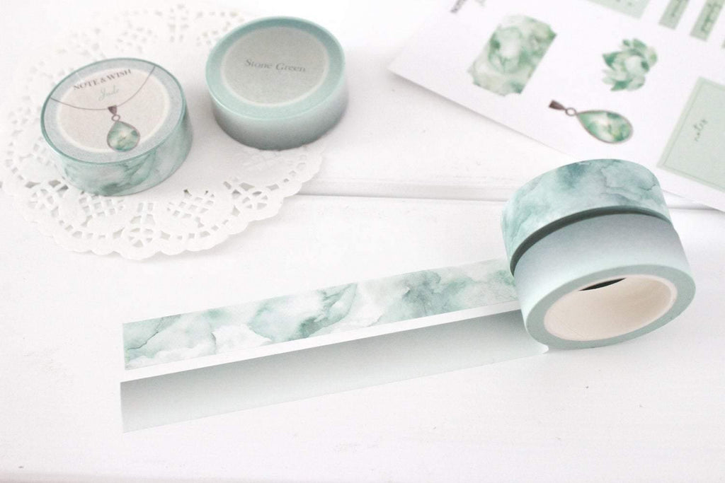 Jade Washi Tape, Note & Wish Washi - Note And Wish 