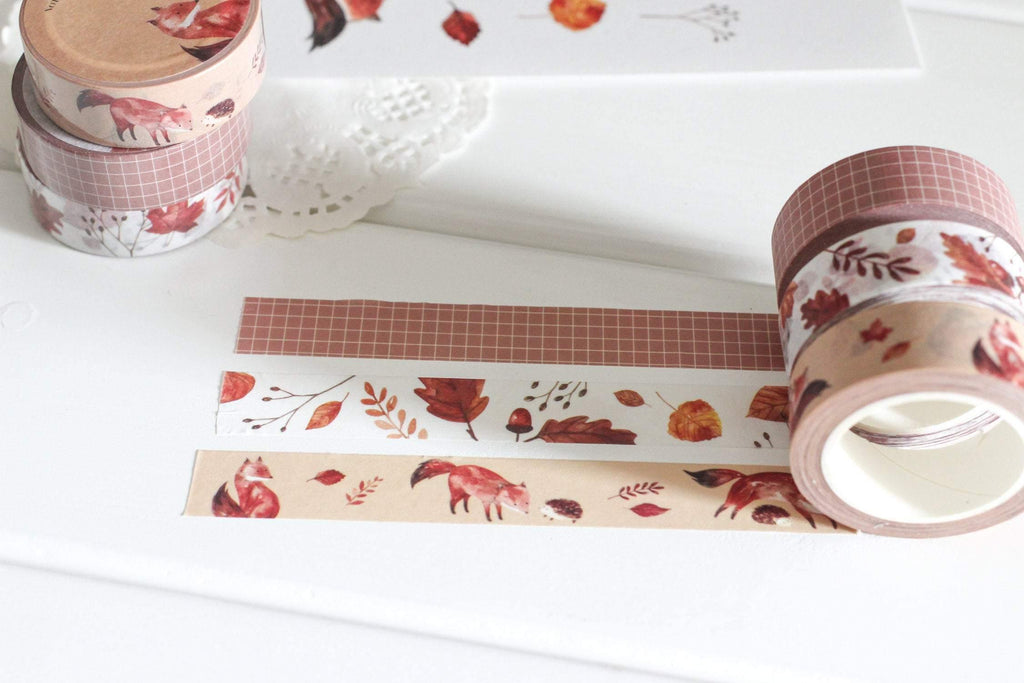 Copper Grid Washi Tape, Note & Wish Washi - Note And Wish 