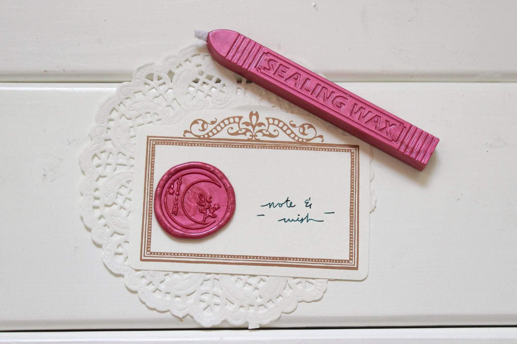 Pearlescent Pastel Sealing Sealing Wax with wick, Note & Wish Sealing Wax - Note And Wish 