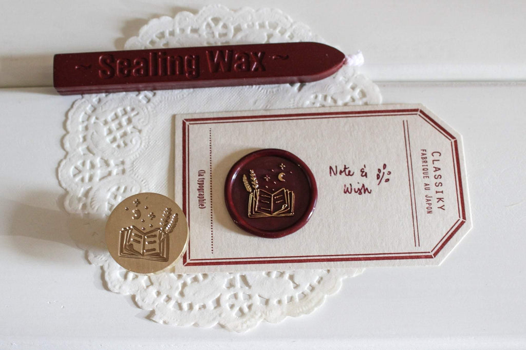 Book of Dreams Wax Seal Stamp, Note & Wish Seal Stamp - Note And Wish 