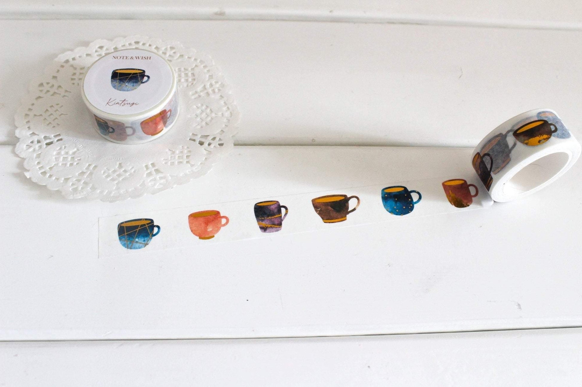 Kintsugi Washi Tape, Note & Wish Washi - Note And Wish 
