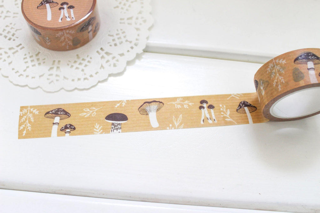 Mushroom Forage - Note & Wish Autumn Washi - Note And Wish