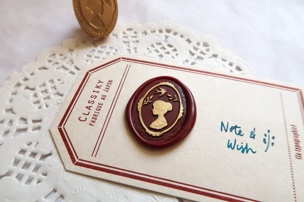 Jane Eyre Wax Seal Stamp, Note & Wish Original Seal Stamp - Note And Wish 