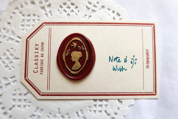 Jane Eyre Wax Seal Stamp, Note & Wish Original Seal Stamp - Note And Wish 