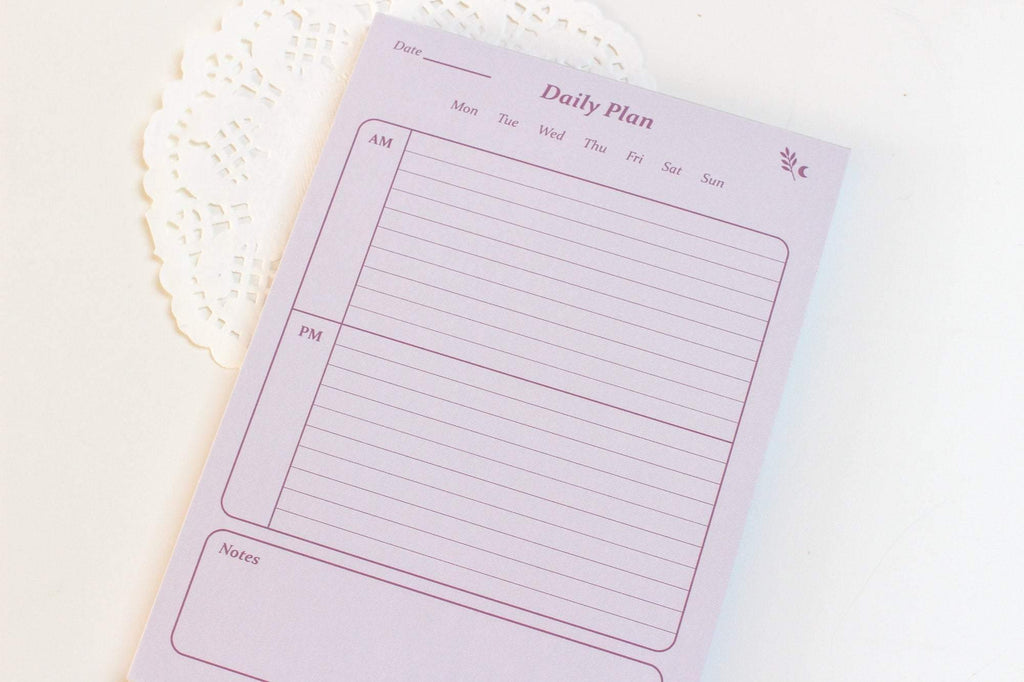 To do list, Weekly & Daily A6 Notepads - Note And Wish 