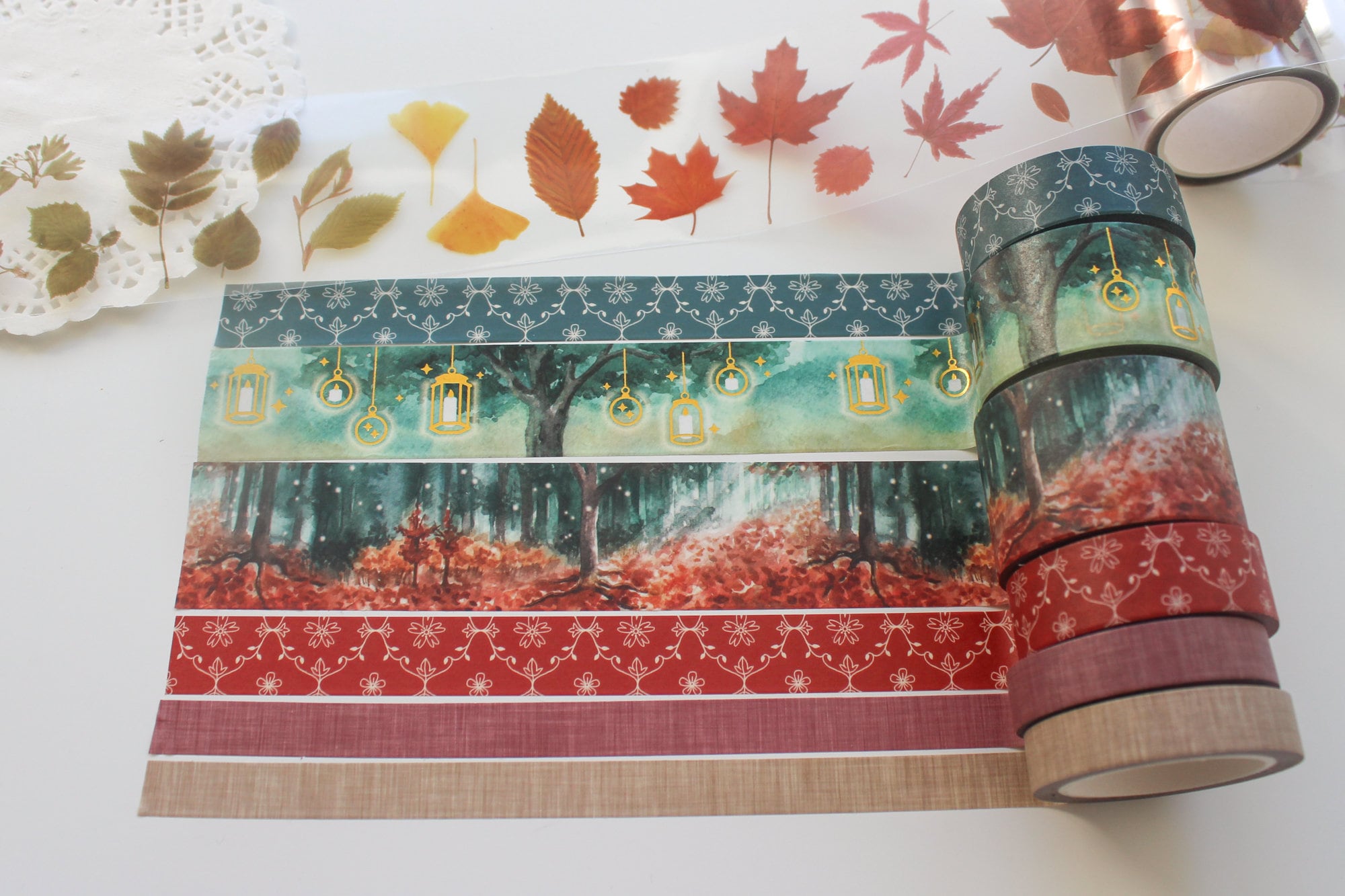 Canopy Glow Washi Tape, Woodland Lantern Gold Foil Washi Tape, Note & –  Note And Wish