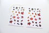 Pressed Leaves Stickers, Note & Wish Stickers