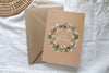 Festive Wreath & Snow Day Christmas Greeting Cards