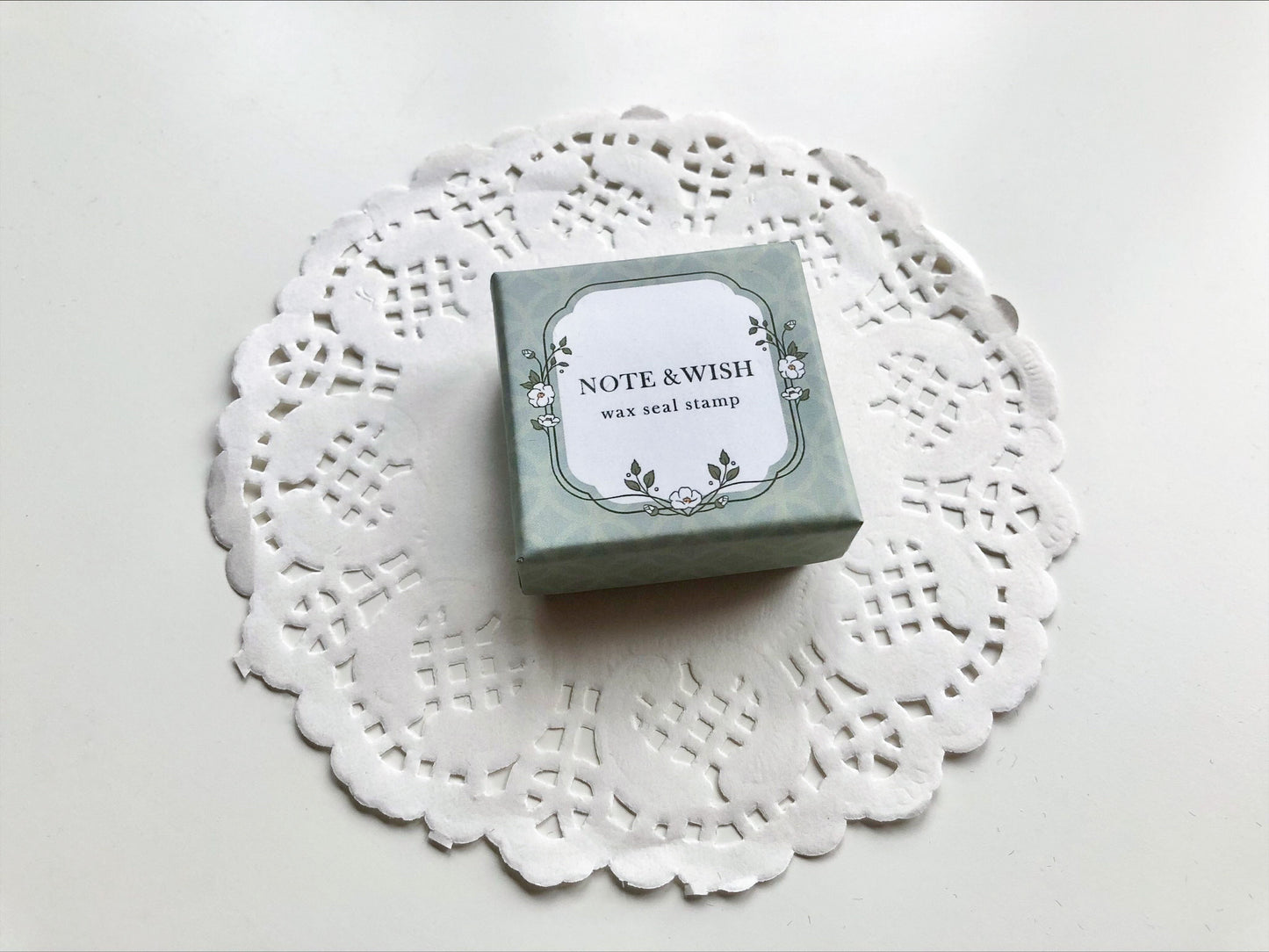 Mushroom and Ginkgo Sealing Stamp,  Note & Wish Original Wax Seal Stamp