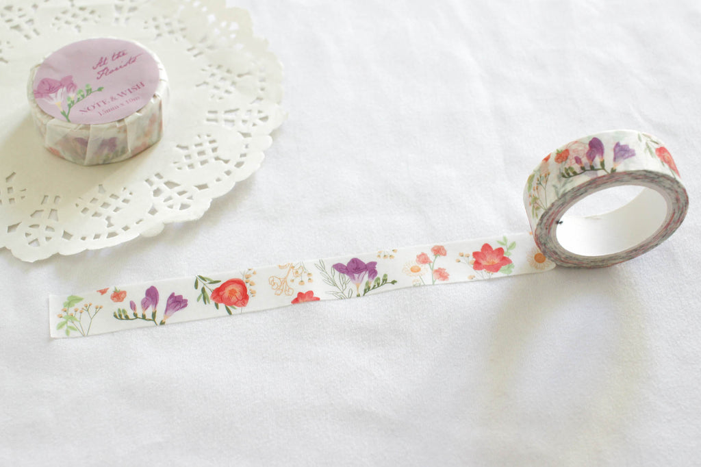 At the Florists Floral Washi Tape