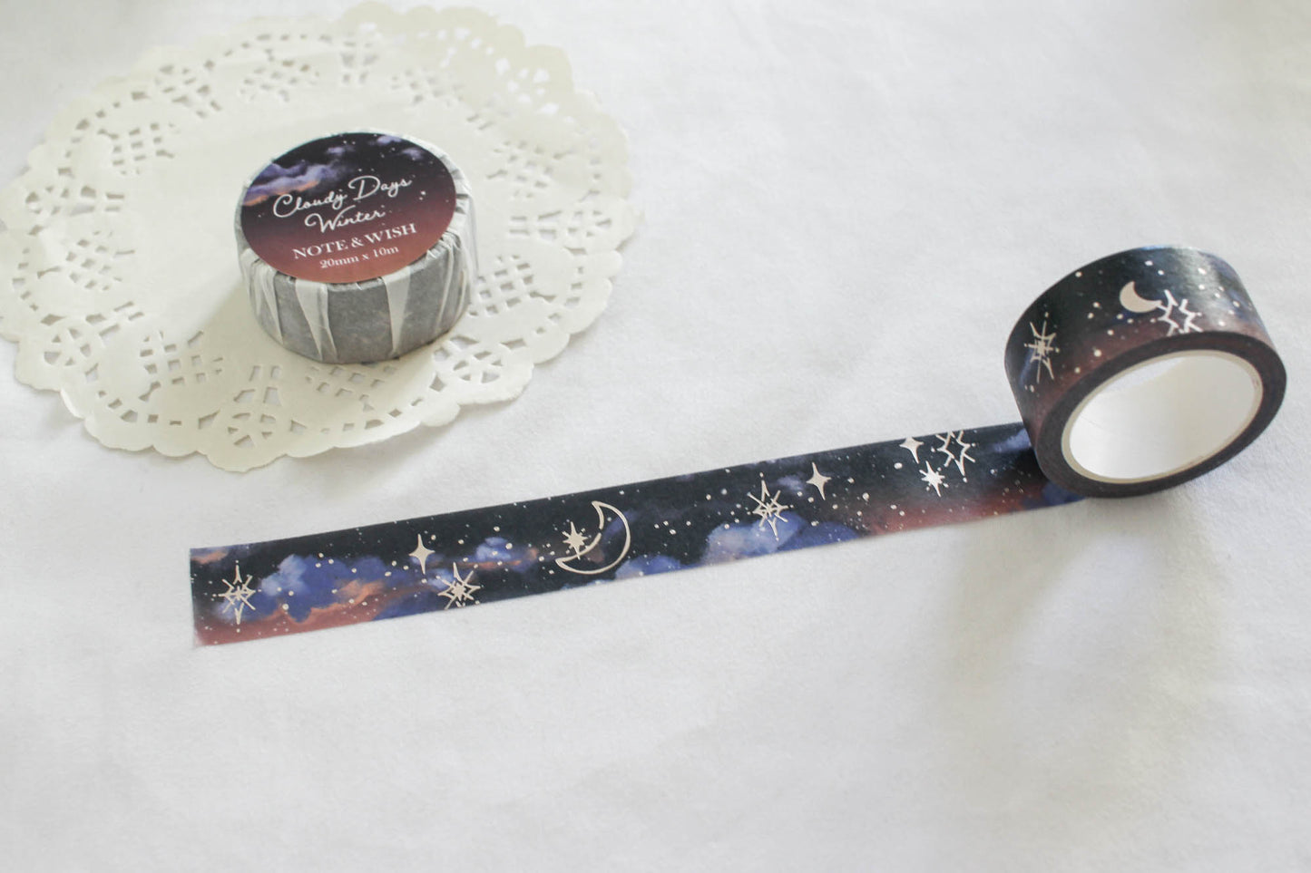 Cloudy Days Winter Washi Tape