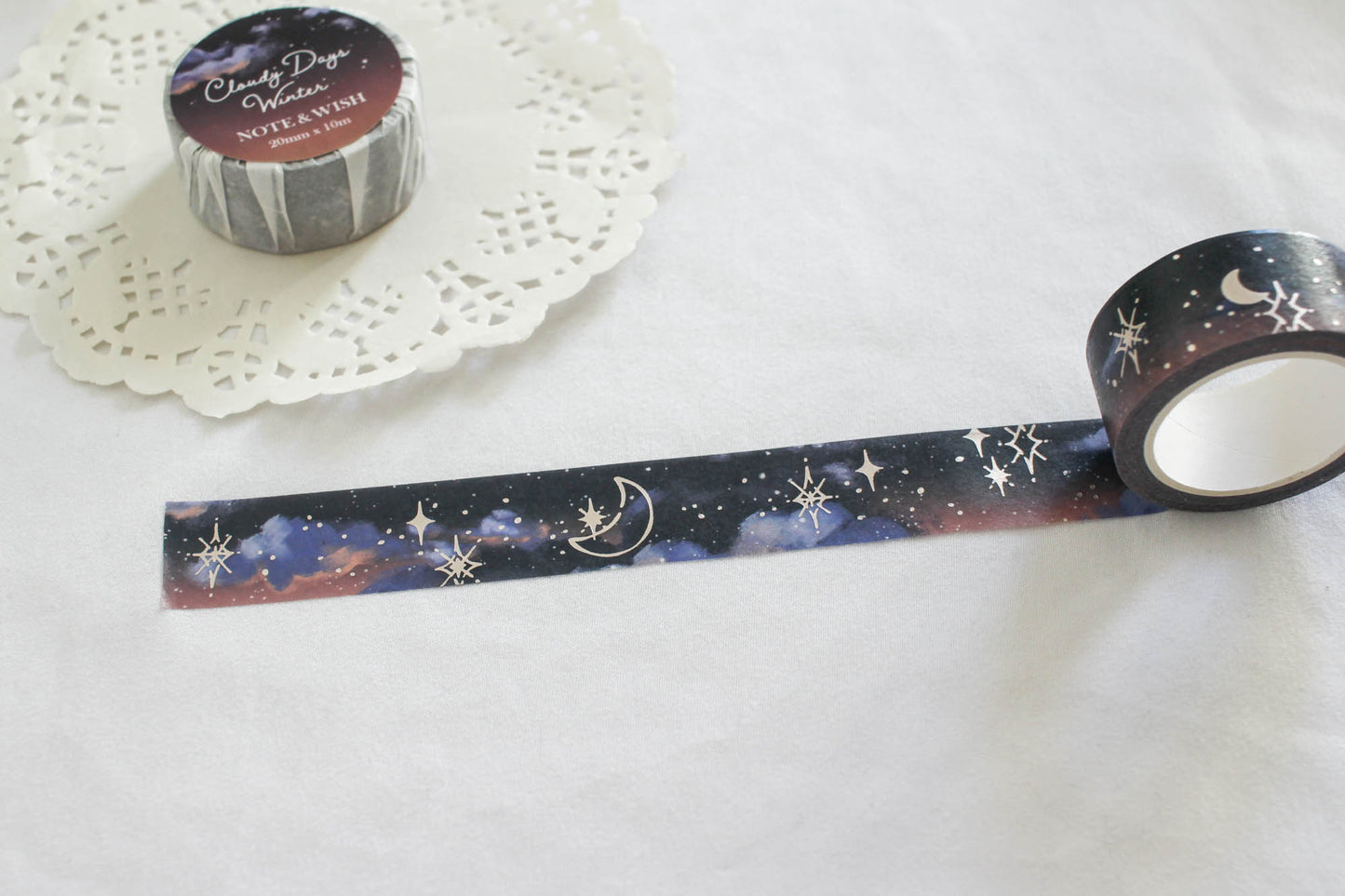 Cloudy Days Winter Washi Tape