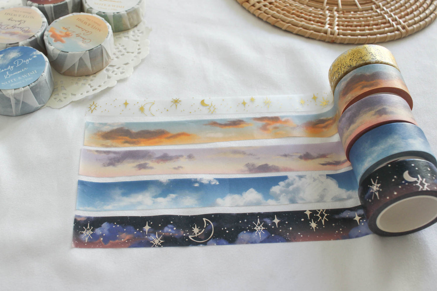 Cloudy Days Spring Washi Tape