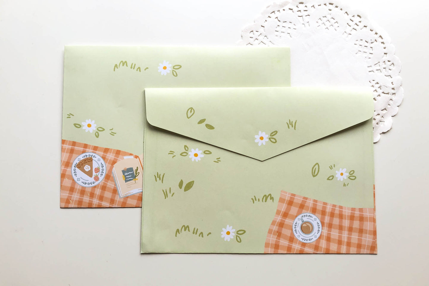 Summer Picnic Envelopes - Pack 5