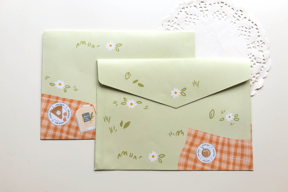 Summer Picnic Vellum Envelopes – Note And Wish